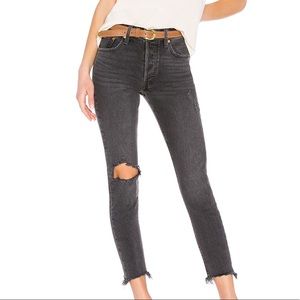 levi's 501 stretch skinny jeans well worn black